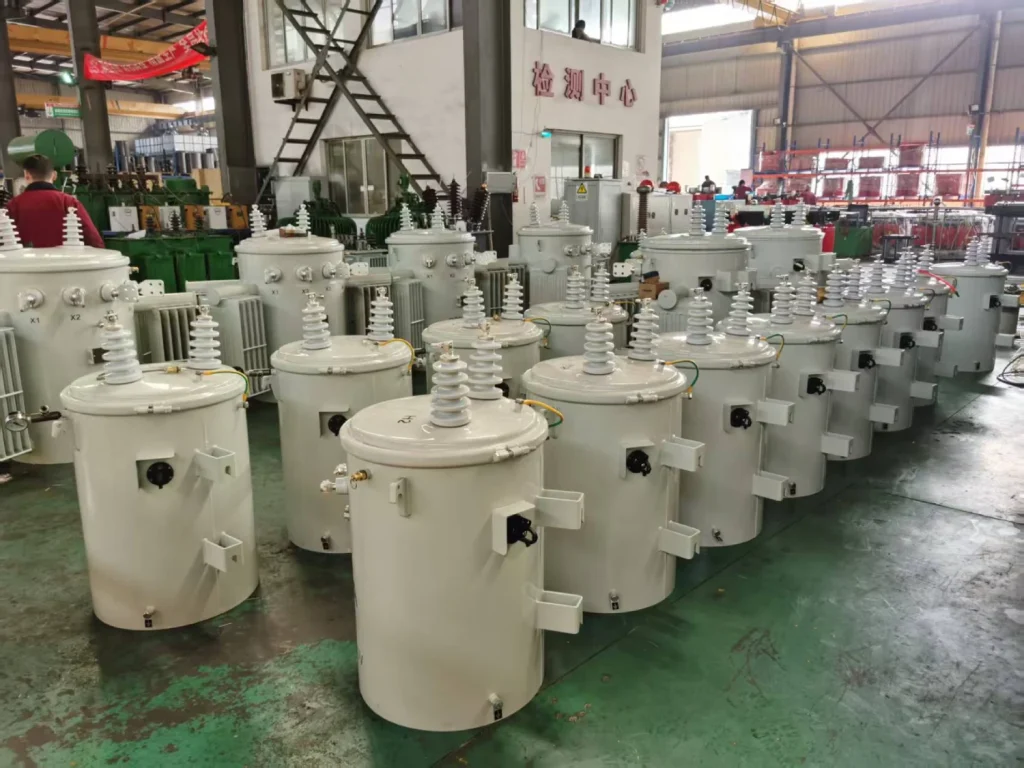 A 15 Kva Single Phase Transformer Used For